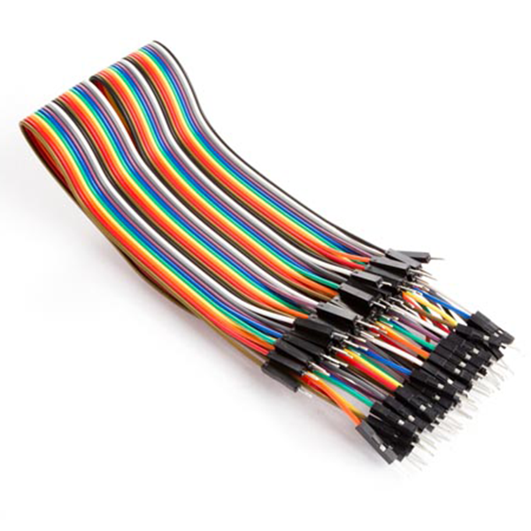 Lot de 40 jumpers mâle mâle 30cm